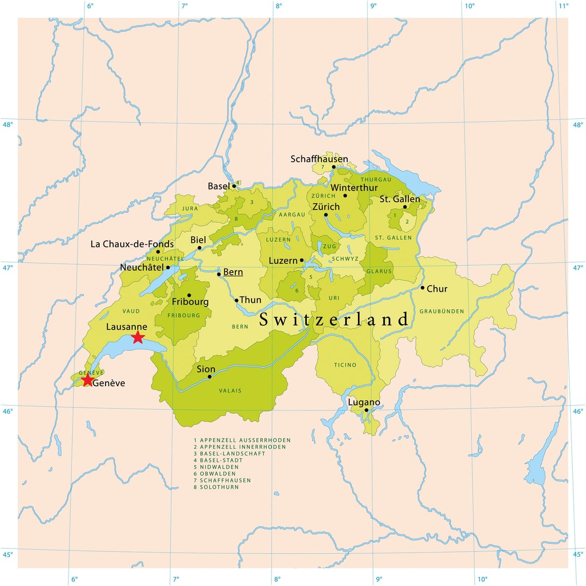 kort genève (schweiz