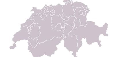 Kort blanke kort over schweiz