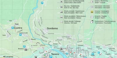 Kort over camping i schweiz