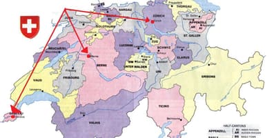 Genève schweiz kort europa