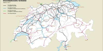 Kort over schweiz havne