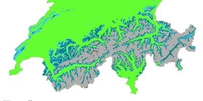 Kort over schweiz klima