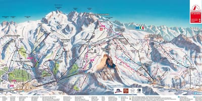 Kort over schweiz trail